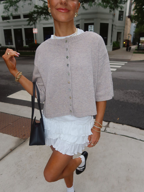 Coastal Cardigan // Oat